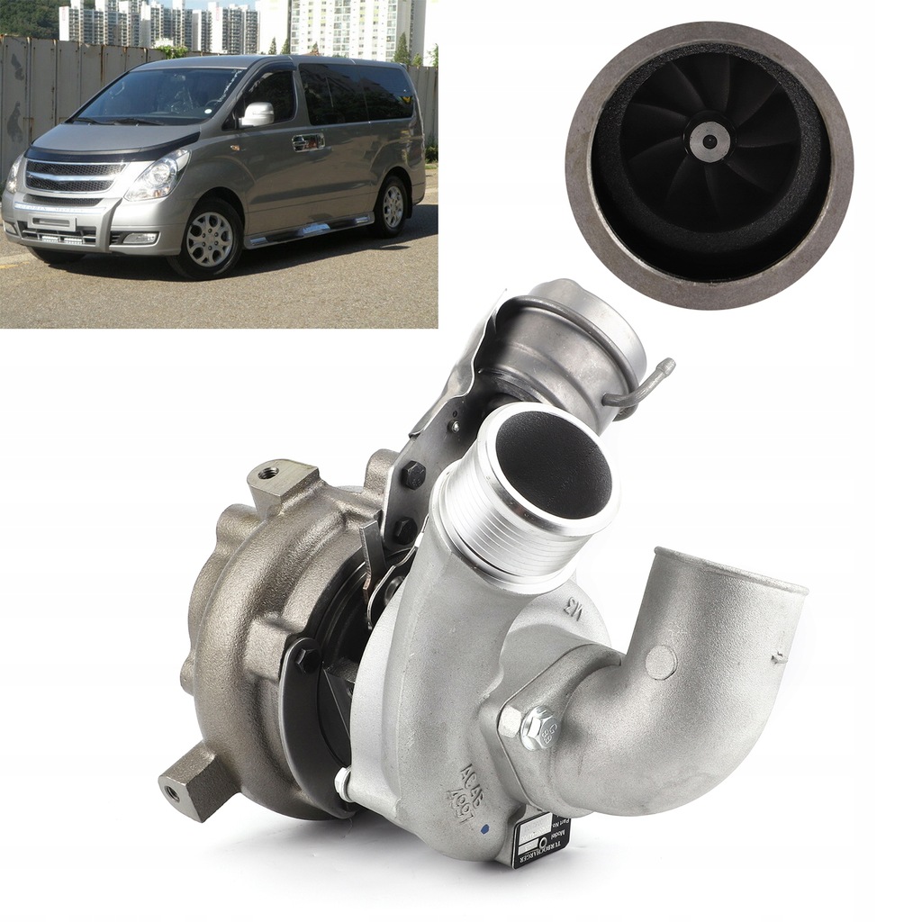 фото №12, Турбонагнетатель 28231-4a700 запчасти запасные совместимый do hyundai starex 170hp