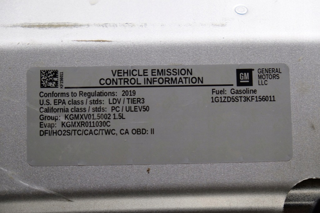 фото №12, Chevrolet malibu 2016 2017- капот перед alu usa