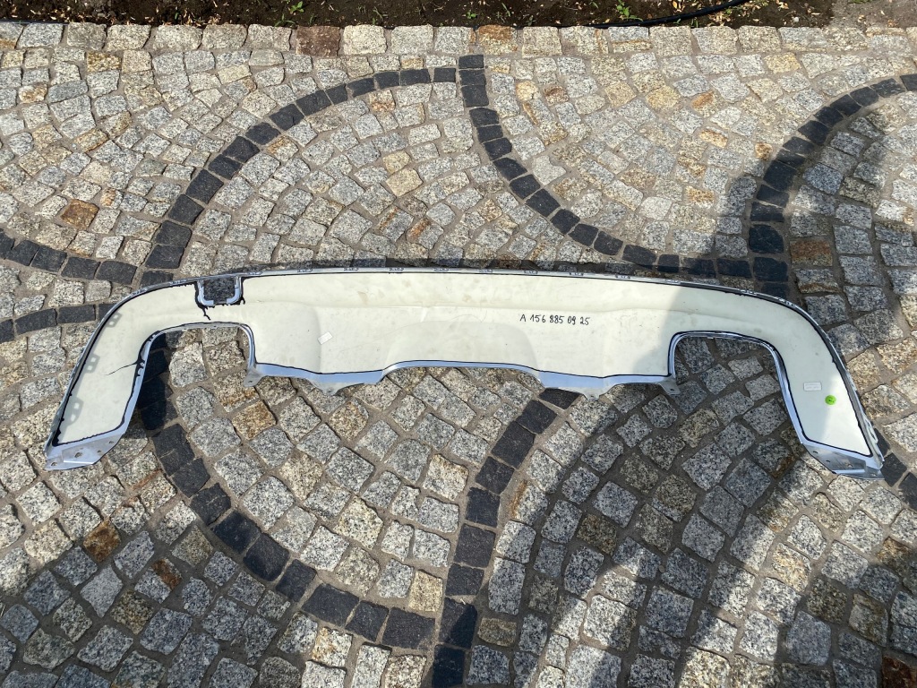 фото №10, Mercedes 156 gla диффузор накладка спойлер задняя хром 1568850925 оригинал