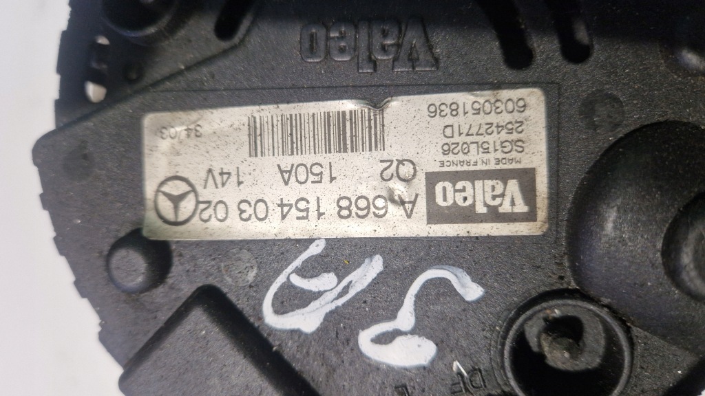 Генератор a6681540302 mercedes a-klasa w168 1.7 cdi Доставка
