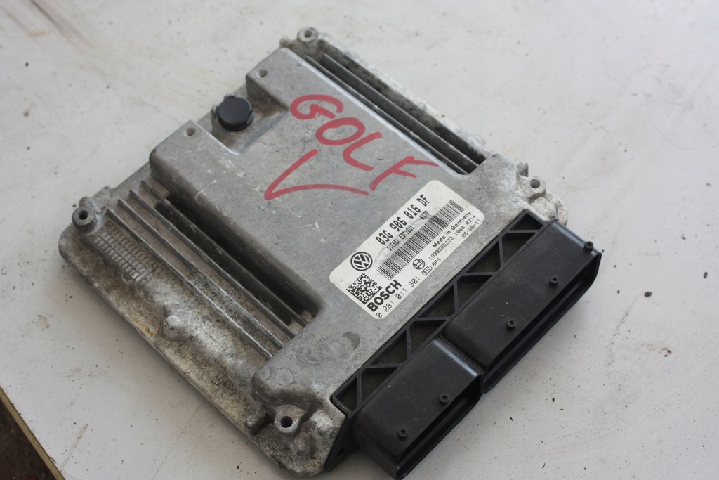 фото №1, Бортовой компьютер двигателя vw golf v 1,9 tdi