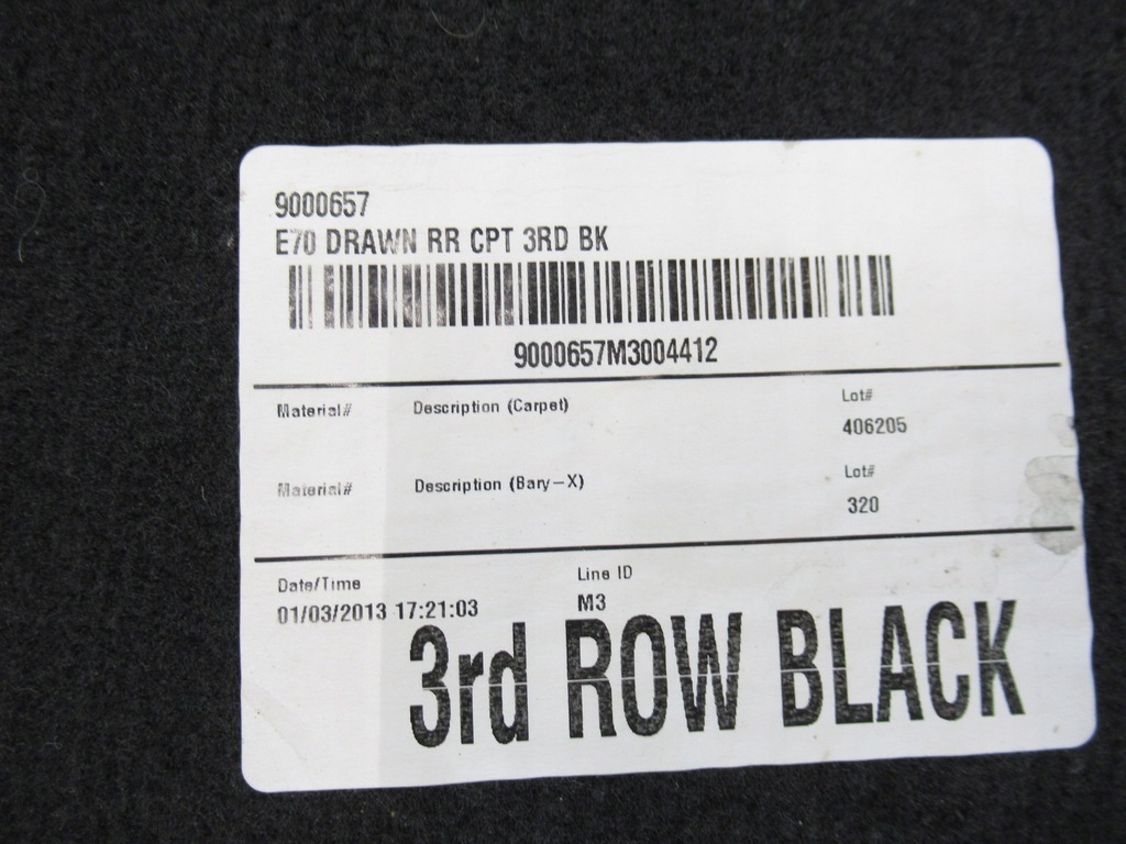 фото №7, Обшивка килимок багажника bmw e70 x5 3 ряд 3rd