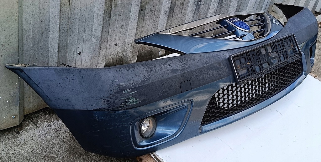 фото №2, Dacia logan mcv i 07 r бампер передній решітка радіатора перед