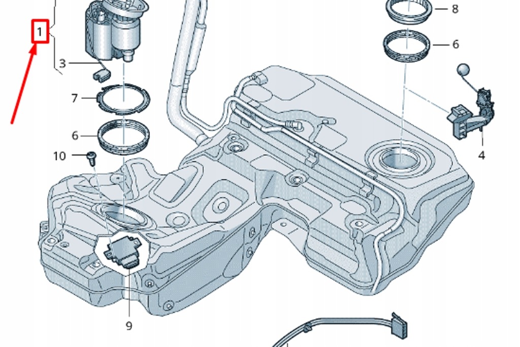 фото №9, Audi rs6 c7 насос топлива блок dostarczająca nowa оригинальная 4g0919051