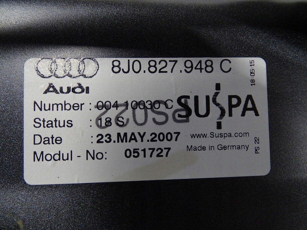 фото №8, Спойлер спойлер крышки багажника audi tt 8j 8j0827948c