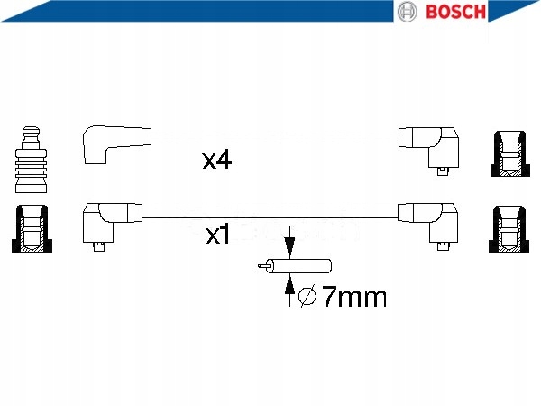 фото №4, Bosch 0986356844 - шланг зажигание