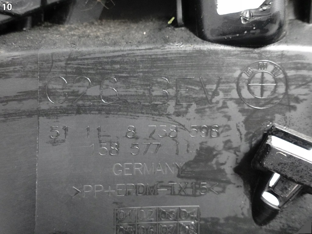 фото №11, Bmw 4 i4 g26 bev gran coupe обычный 21- бампер направляющая кронштейн правое перед