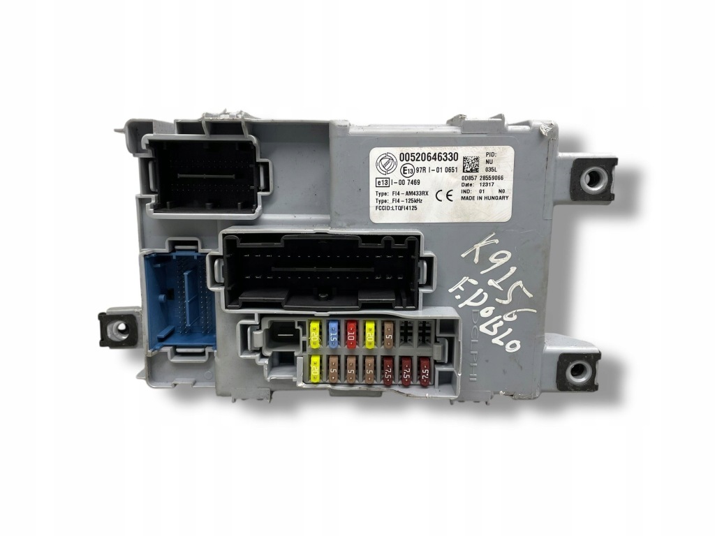 фото №1, Fiat doblo 2017 модуль / блок управления комфорта 00520646330