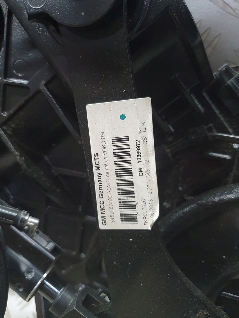 фото №6, Правый петля привод механизм крыша opel cascada