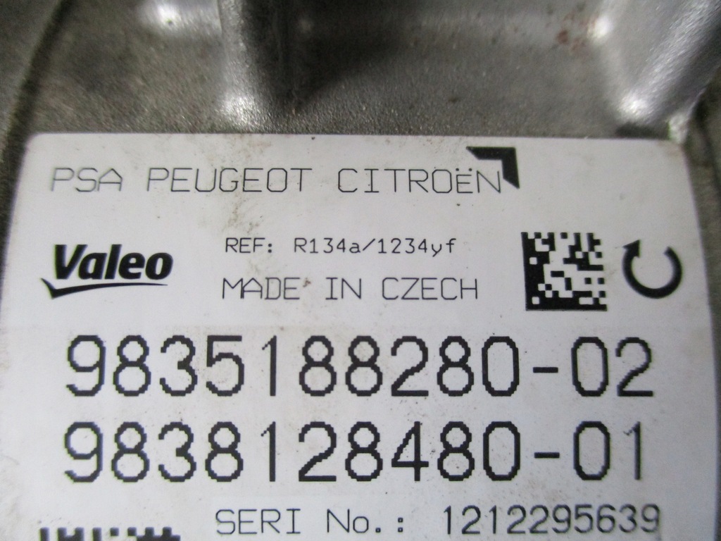 фото №7, Компресор кондиціонера opel grandland x, peugeot 3008 двигун 1,2 thp