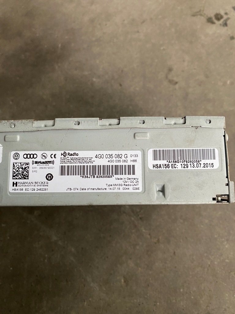 фото №2, Vw touareg 7p тюнер радио 4g0035082g