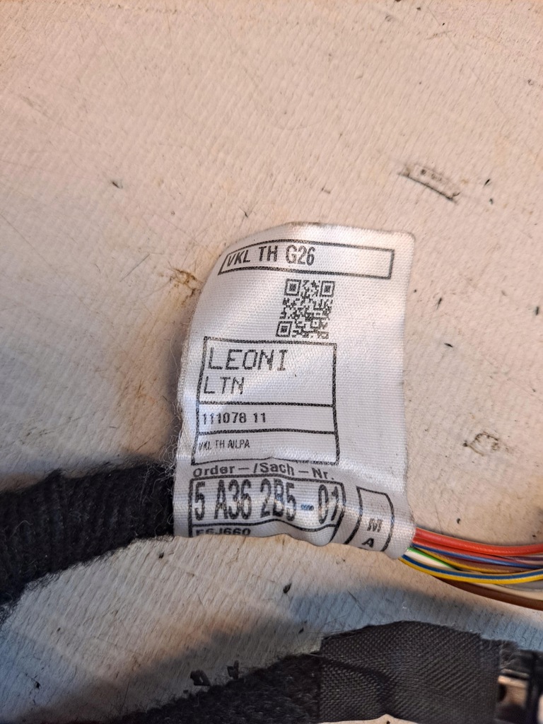 фото №6, Жгут электропроводка дверь правый задняя bmw i4 g26 5a362b5