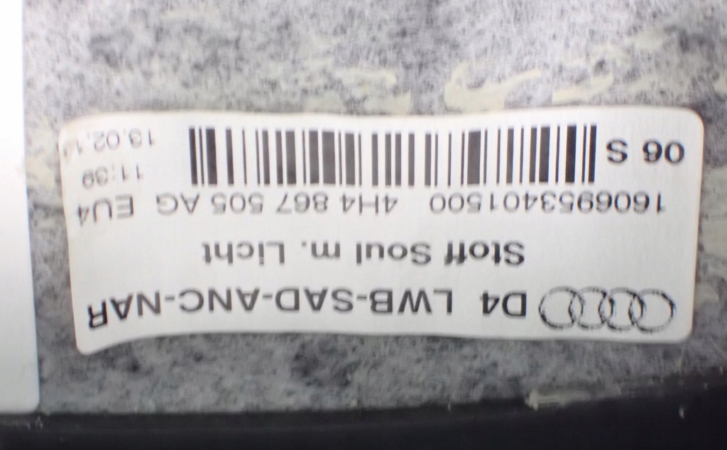 фото №13, Стеля стеля czarna audi a8 d4 4h4867505ag eu4