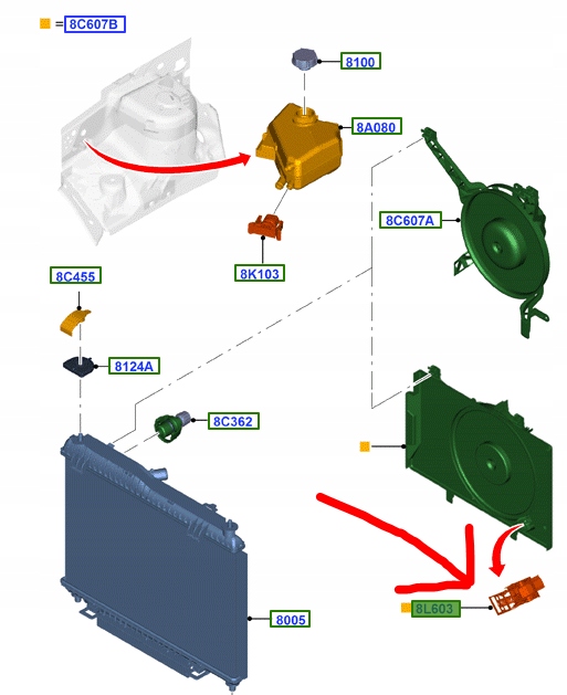 фото №7, Резистор вентилятора ford b-max fiesta 12-17 ka