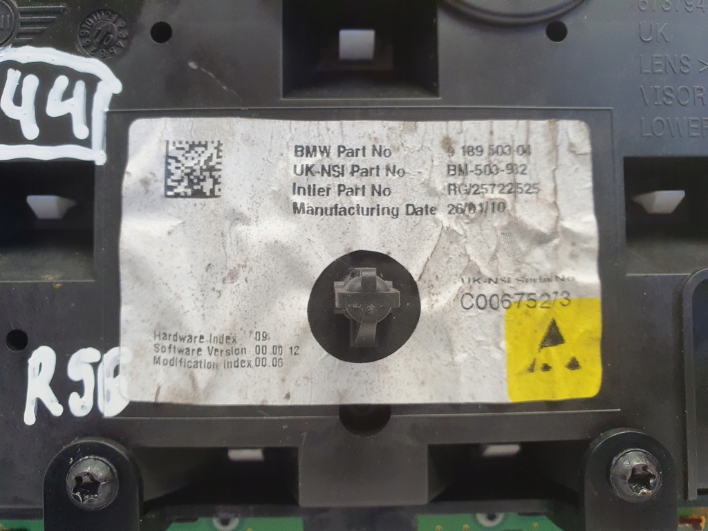 фото №3, Mini cooper one r56 лічильник прилади 9189503 anglik