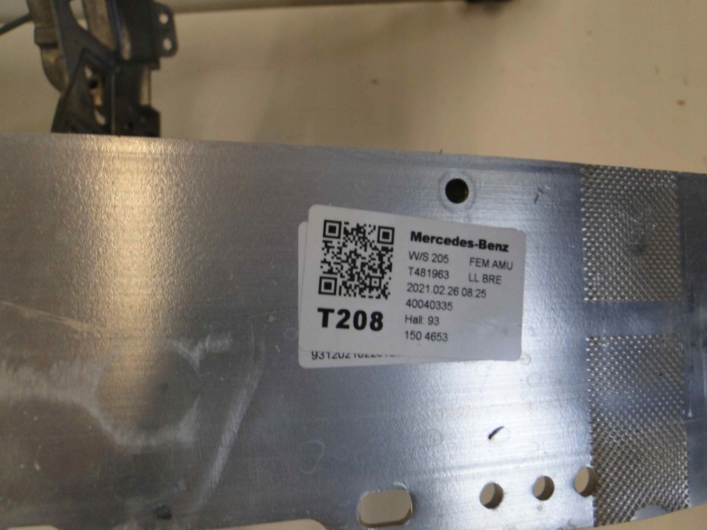 фото №8, Mercedes c w205 205 балка w бампер передній 63 amg