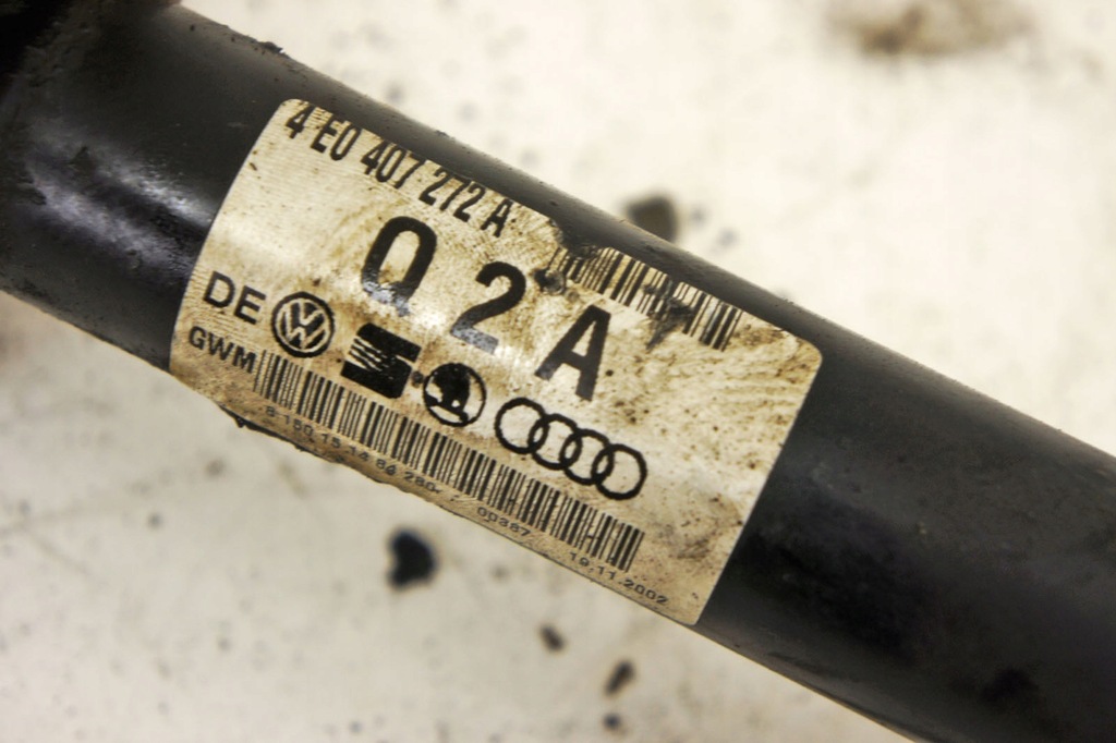 фото №6, Lc090 vw phaeton 3.2i привідний вал правий перед 4e0407272a