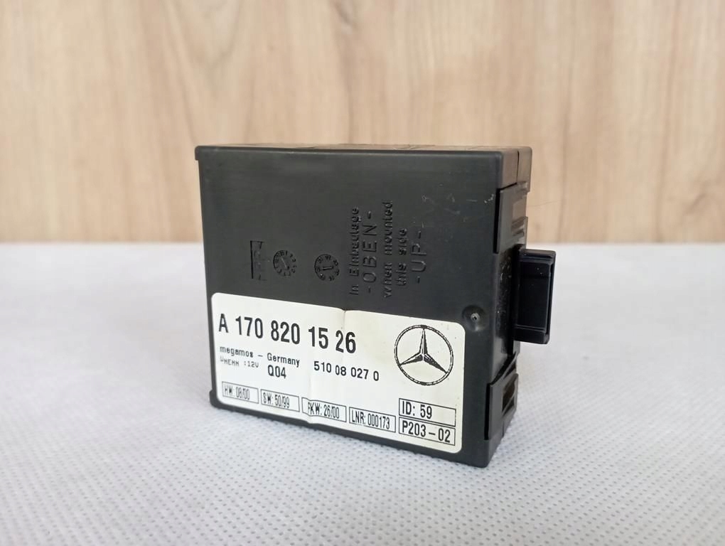 фото №1, Mercedes slk r170 lift модуль сигнализация a1708201526