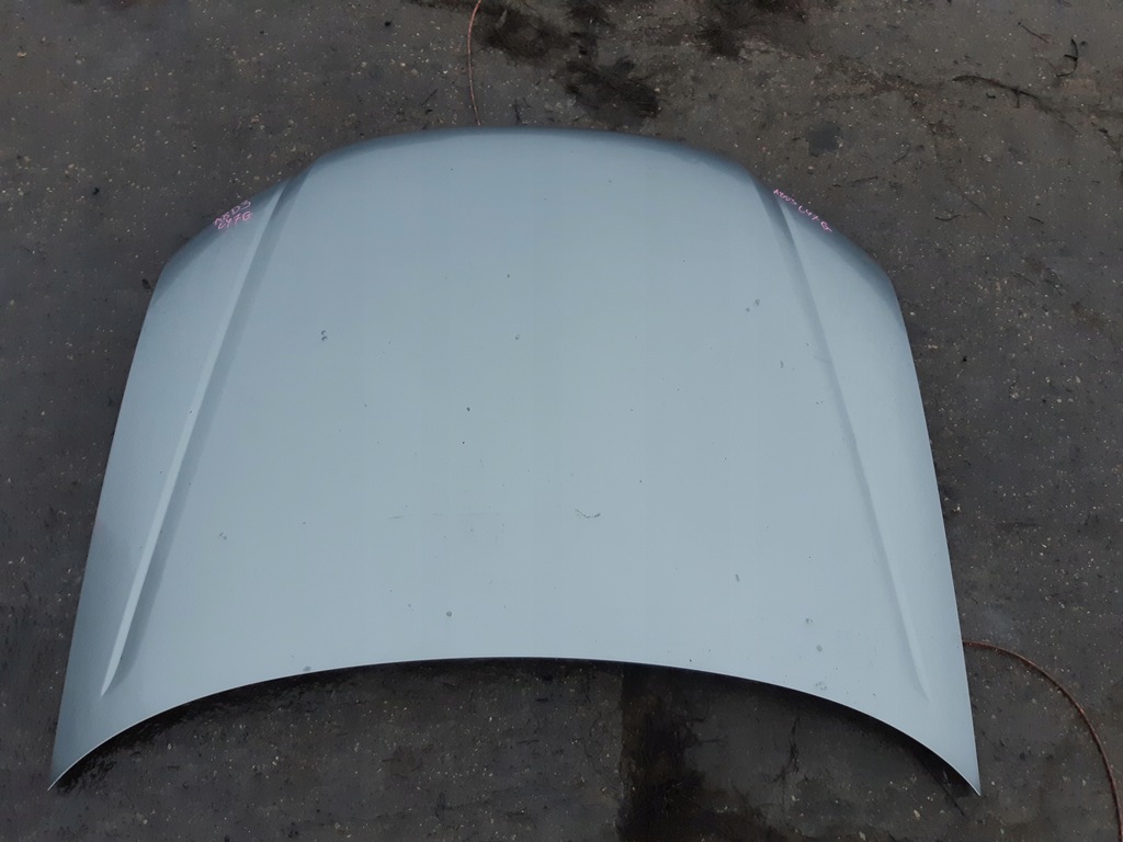 фото №10, Audi a8 d3 lift 05- капот кришка двигуна ly7g