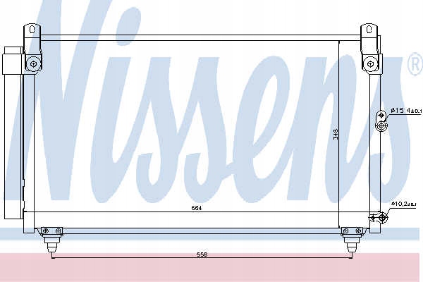 фото №13, Конденсатор nissens 8705053020 8846053010 3220341 21