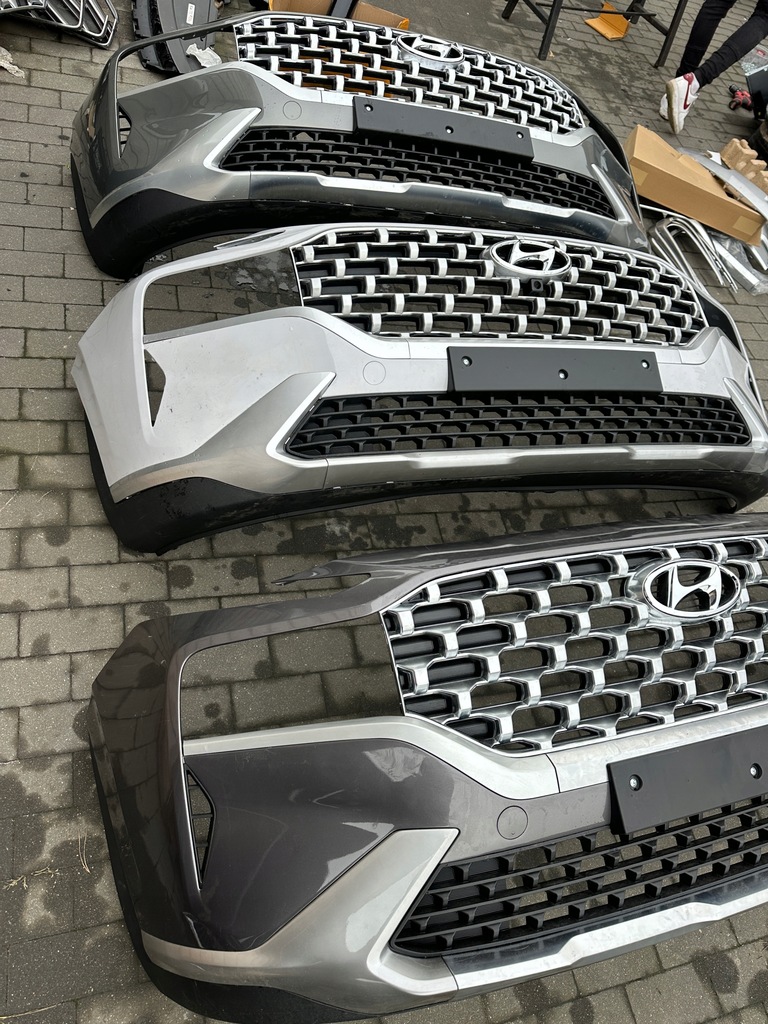 фото №1, Santa fe 2021 бампер передний usa