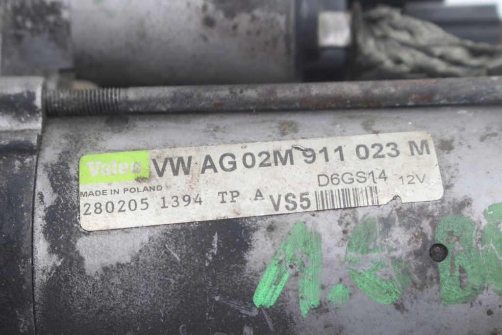 Стартер 02m911023m vw golf v a3 8p 1.6 fsi Зі Шроту