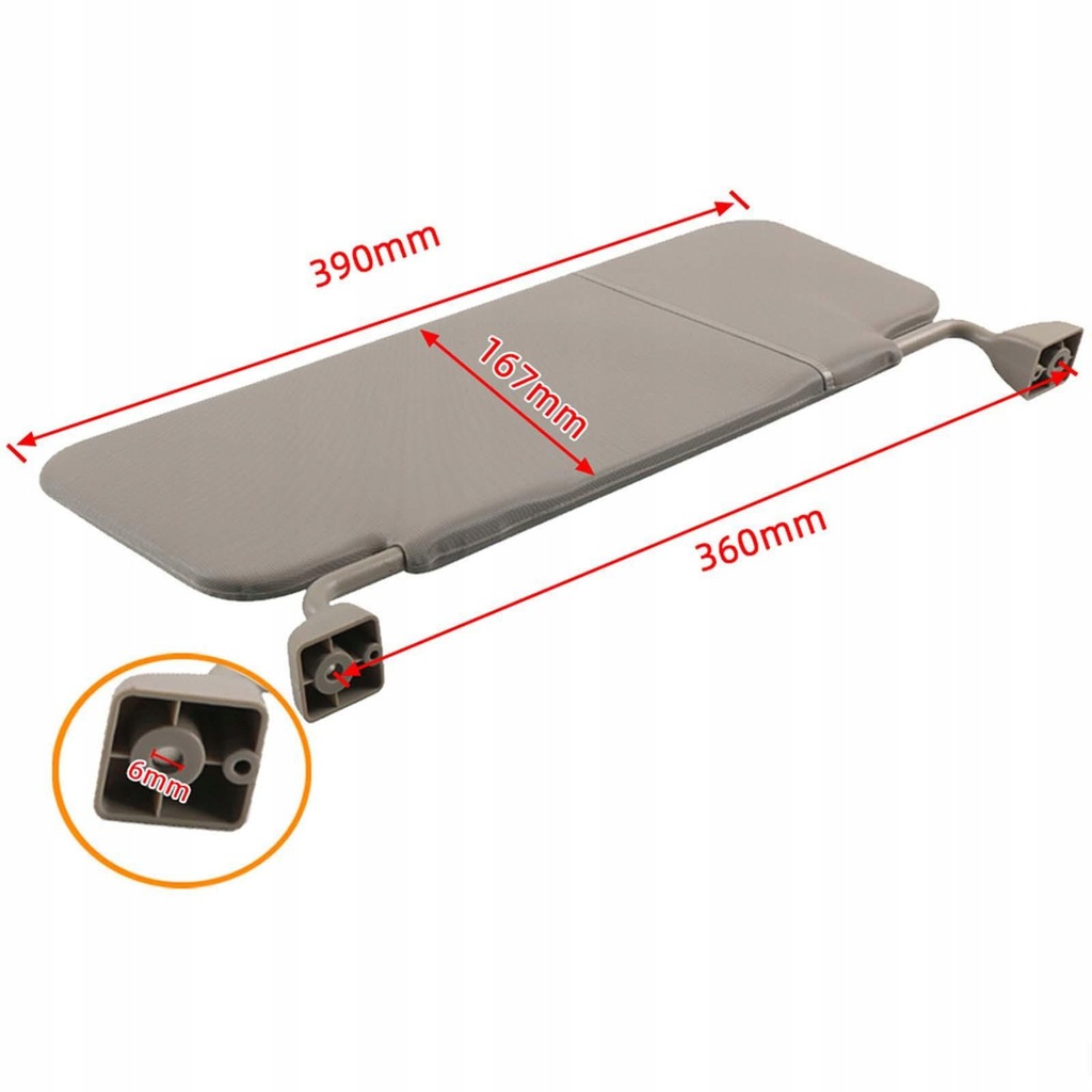 фото №10, Защита солнцезащитная серая плита солнцезащитная, универсальная,