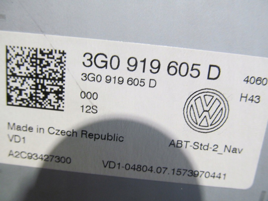 фото №12, Vw passat 14-20 екран радіо навігація панель c401