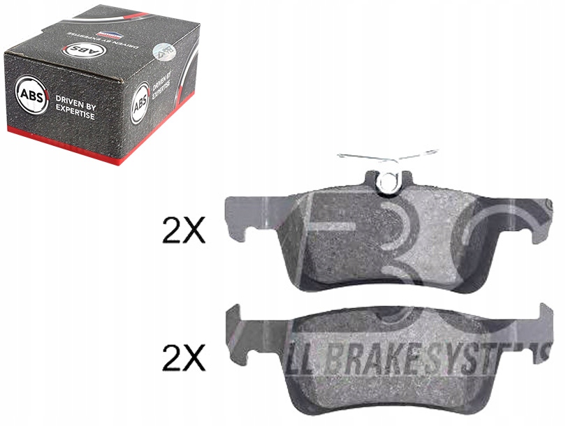 фото №1, Гальмівні колодки гальмівні peugeot 308 ii 13- задня a.b.s.