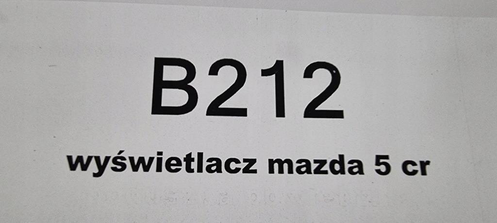 фото №5, Дисплей годинник mazda 5 cr 2005-2010 05-10