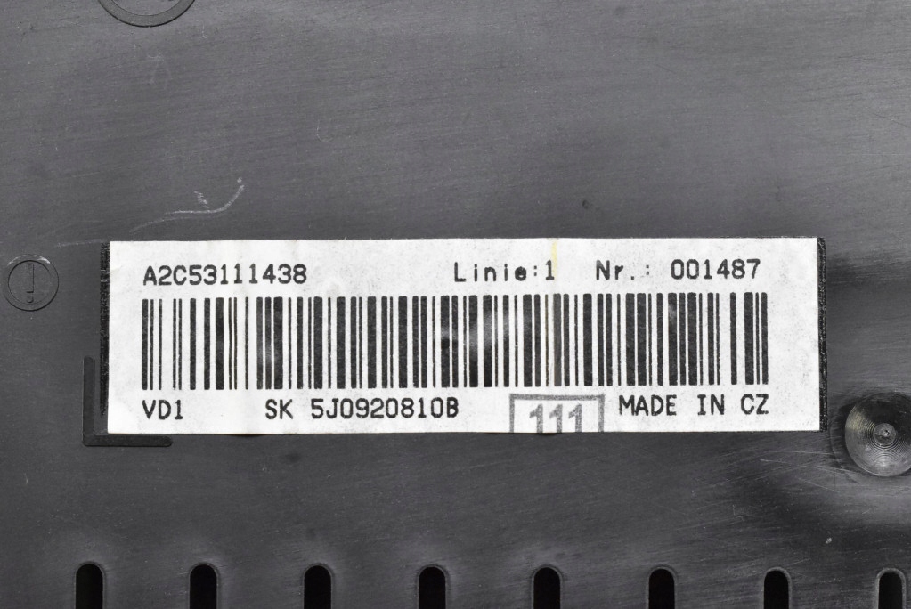 фото №11, Лічильник прилади eu 5j0920810b v2621436 skoda roomster 1.4 16v 86 km 06-10