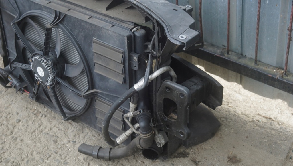 фото №9, Pas передній радіатор skoda superb ii lift 1.6 tdi