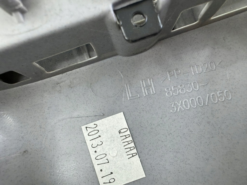 фото №8, Защита стойка ремней левая 85830-3x000 hyundai elantra v 10-16 europa