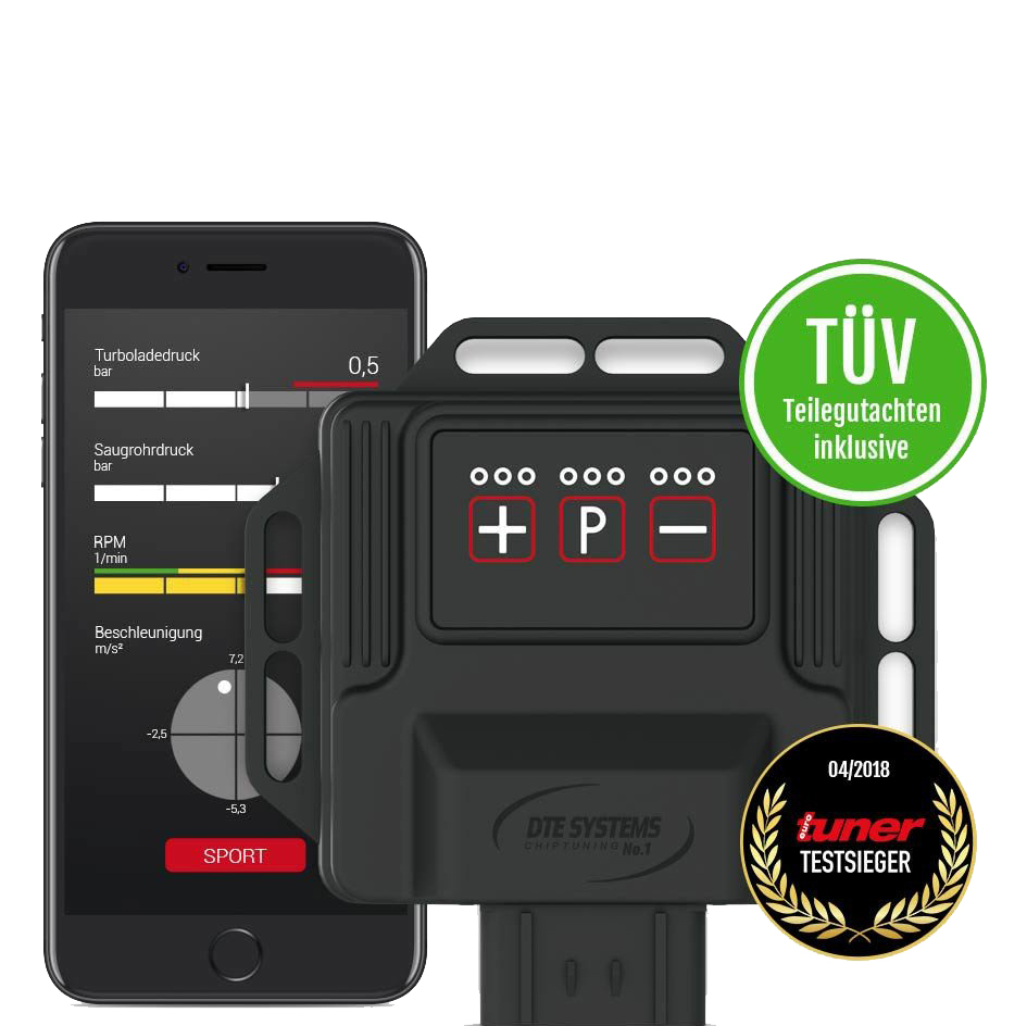 Купити Чіптюнінг dte audi tt fv3, fvp 2014- 245km