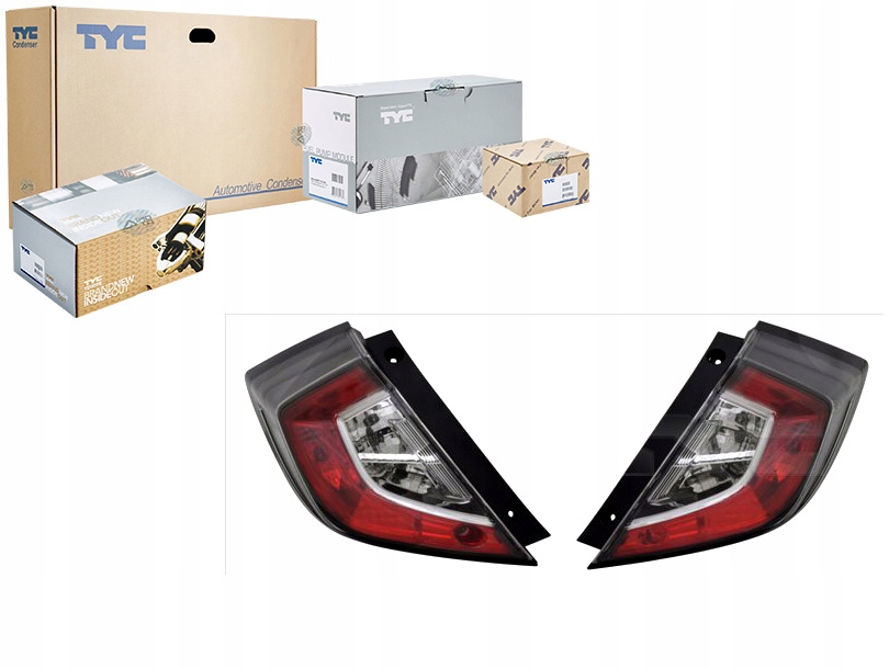 фото №11, Tyc лампа задняя l honda civic x 12.15-12.18