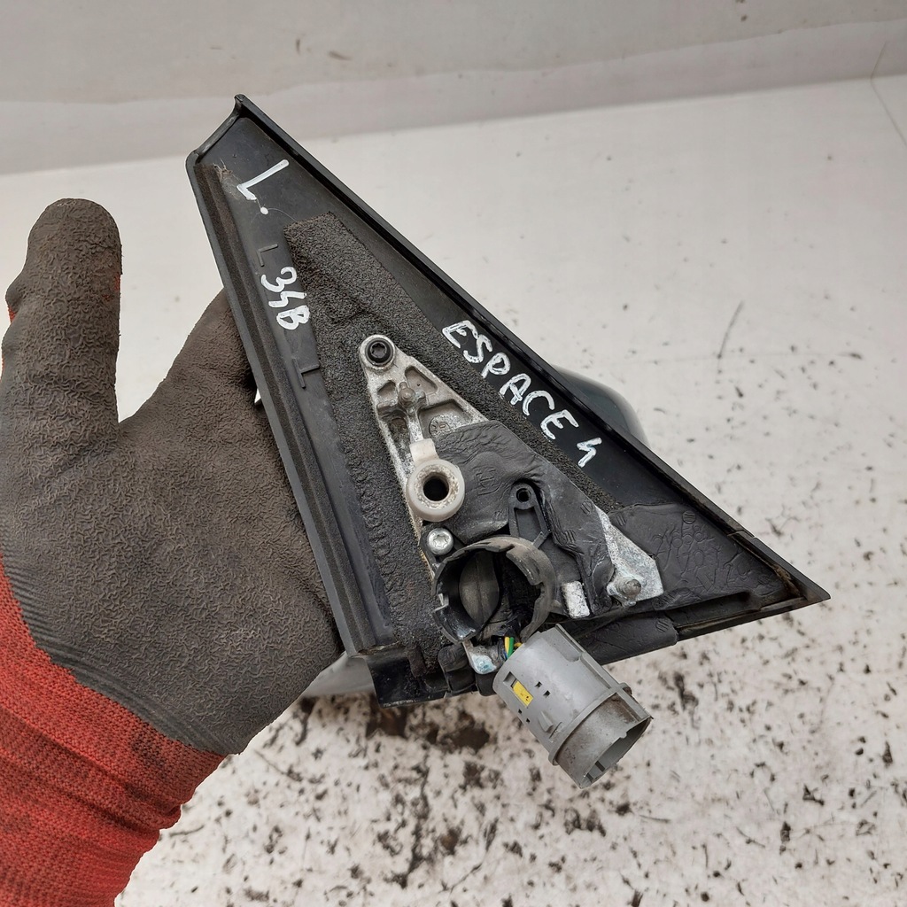 фото №8, Renault espace 4 iv дзеркало ліва 7pin тонована зелений