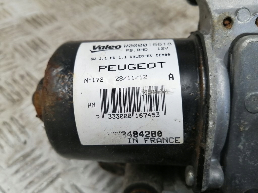 фото №6, Peugeot rcz левый моторчик дворник anglik 9673484280