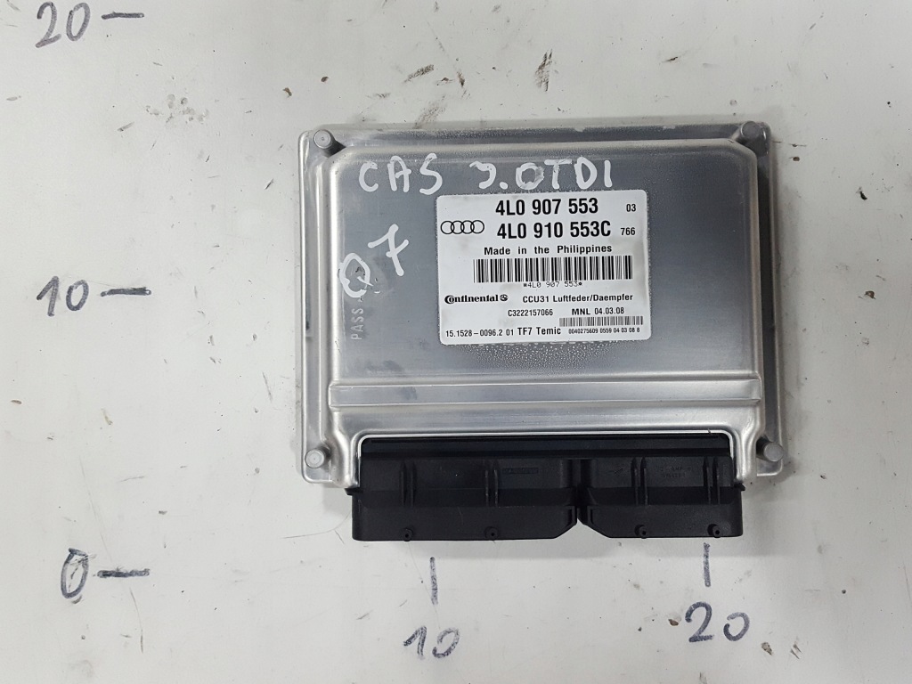 фото №1, Audi q7 4l 05-09r модуль подвеска 4l0910553c