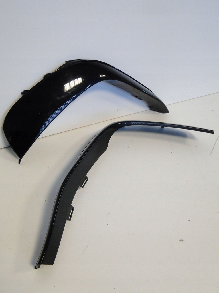 фото №12, Mercedes gla h247 247 молдинг левая накладка-спойлер w бампер передний amg ночь набор