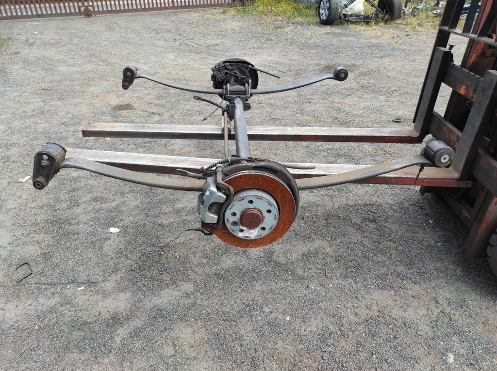 фото №4, Балка задняя подвеска рессоры vw crafter