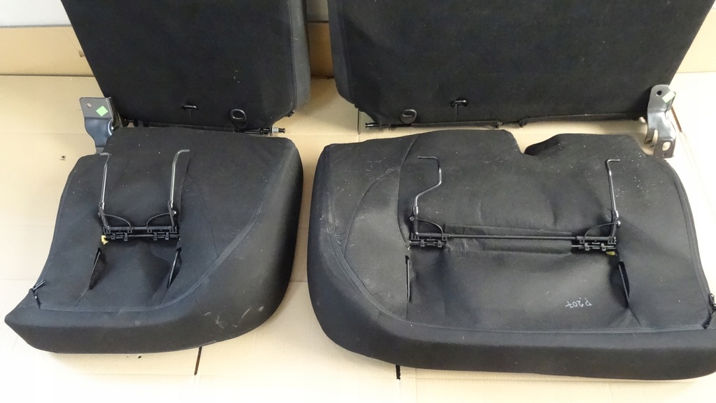 фото №6, Peugeot 207 сидіння сидіння заднє сидіння оббивка hb 5d