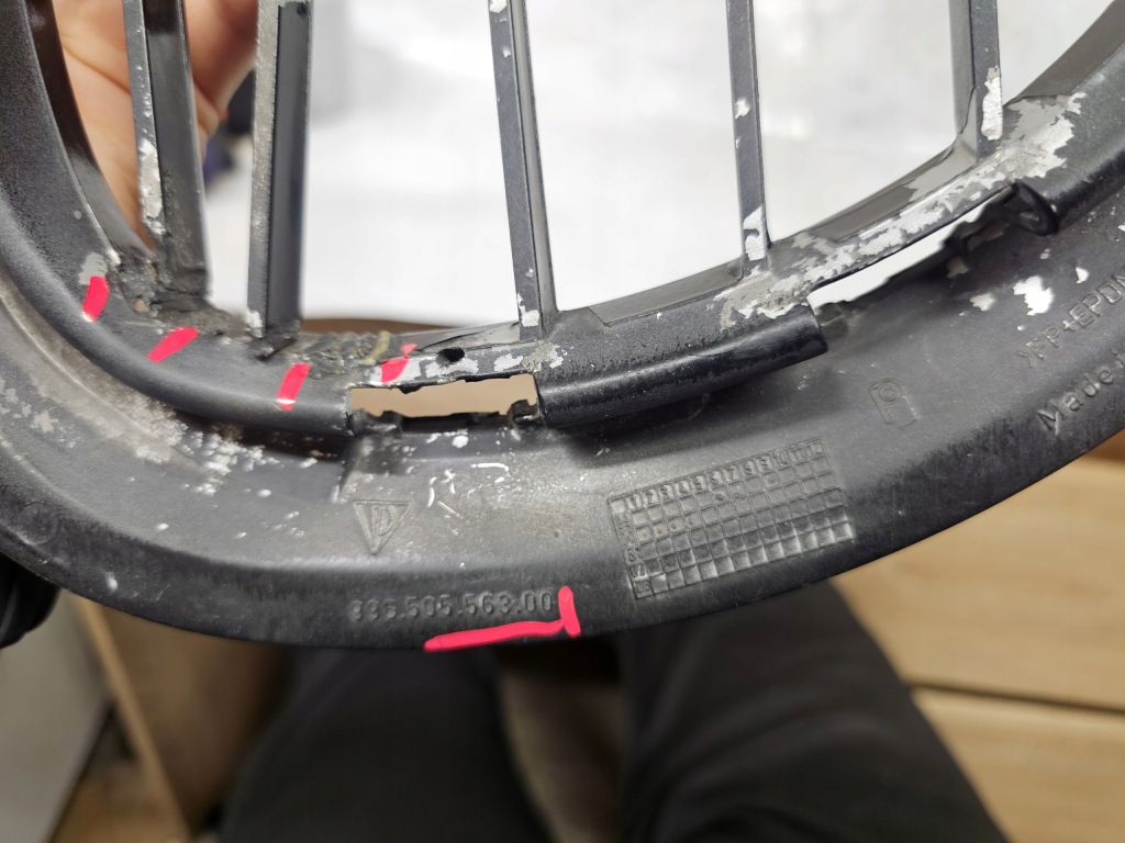 фото №9, Porsche 911 996 решётка бампера левая перед 99650556300 99650575300