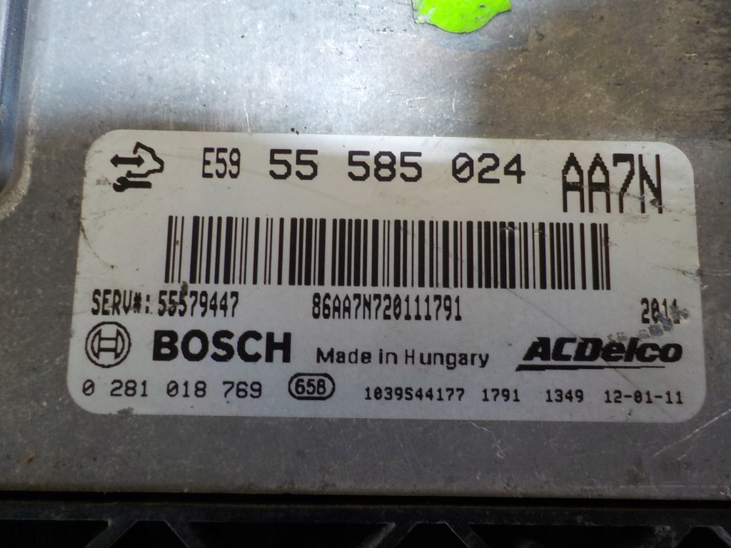 фото №3, Insignia бортовий комп'ютер блок керування 55585024