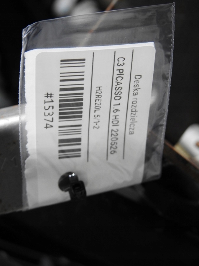 фото №11, Панель приладів приладова консоль citroen c3 picasso