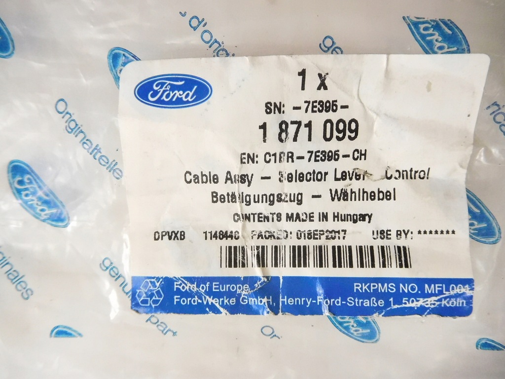 фото №11, Трос перемикання передач transit b-max fiesta 1871099