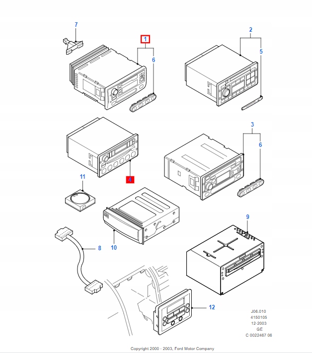 Купить Радио 5000c ford mondeo mk3