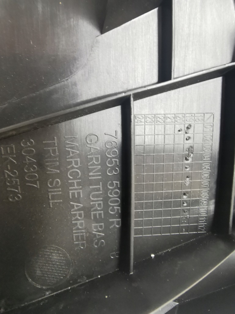 фото №8, Захист молдинг поріг права renault clio v 769517586r,769535905r all/13