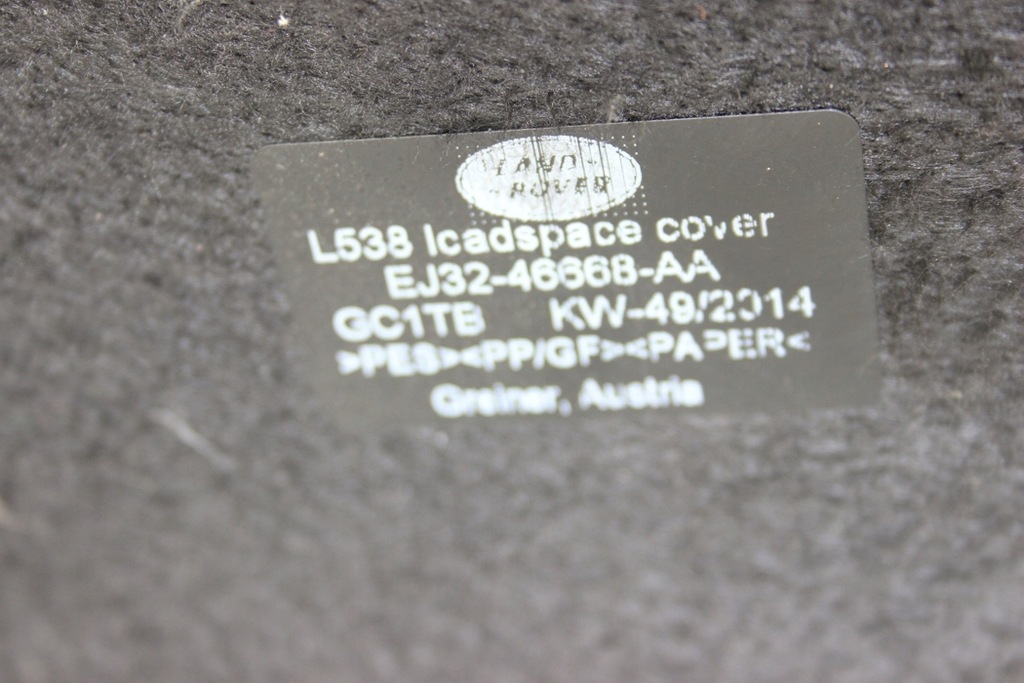 фото №8, Полка багажника land rover range rover evoque l538 ej3246668aa 2.2l