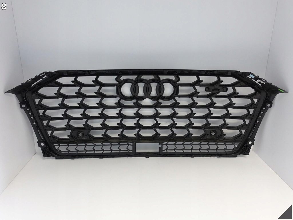 фото №9, Audi a8 s8 4n0 d5 lift s-line 21- бампер решётка радиатора решётка радиатора перед чёрный / black