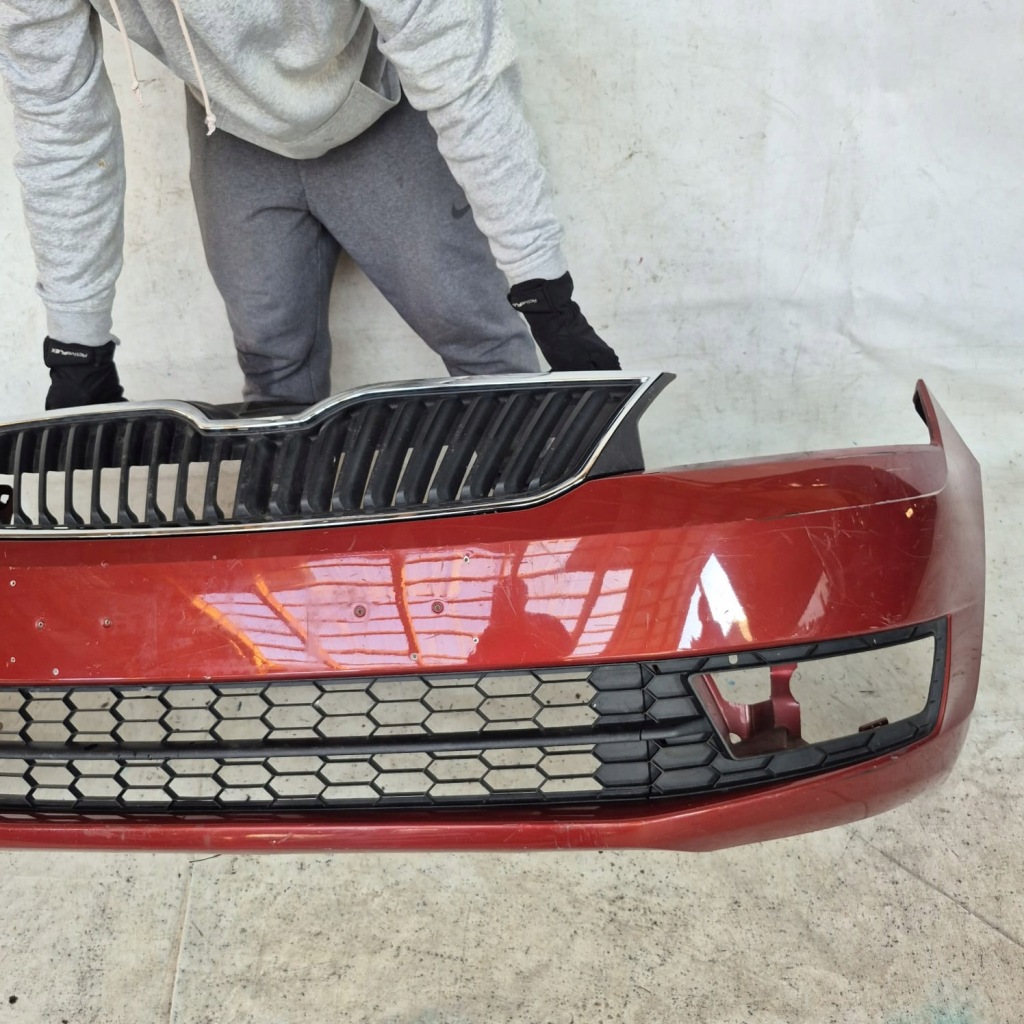 фото №4, Skoda rapid 12-17 бампер перед передній